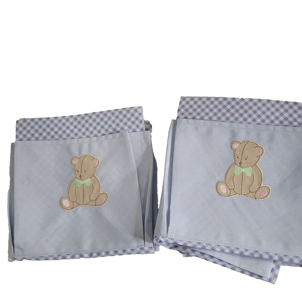 IKEA Nanig Baby Nursery 6pockets Wall Organizer Blue decor storage 27X19